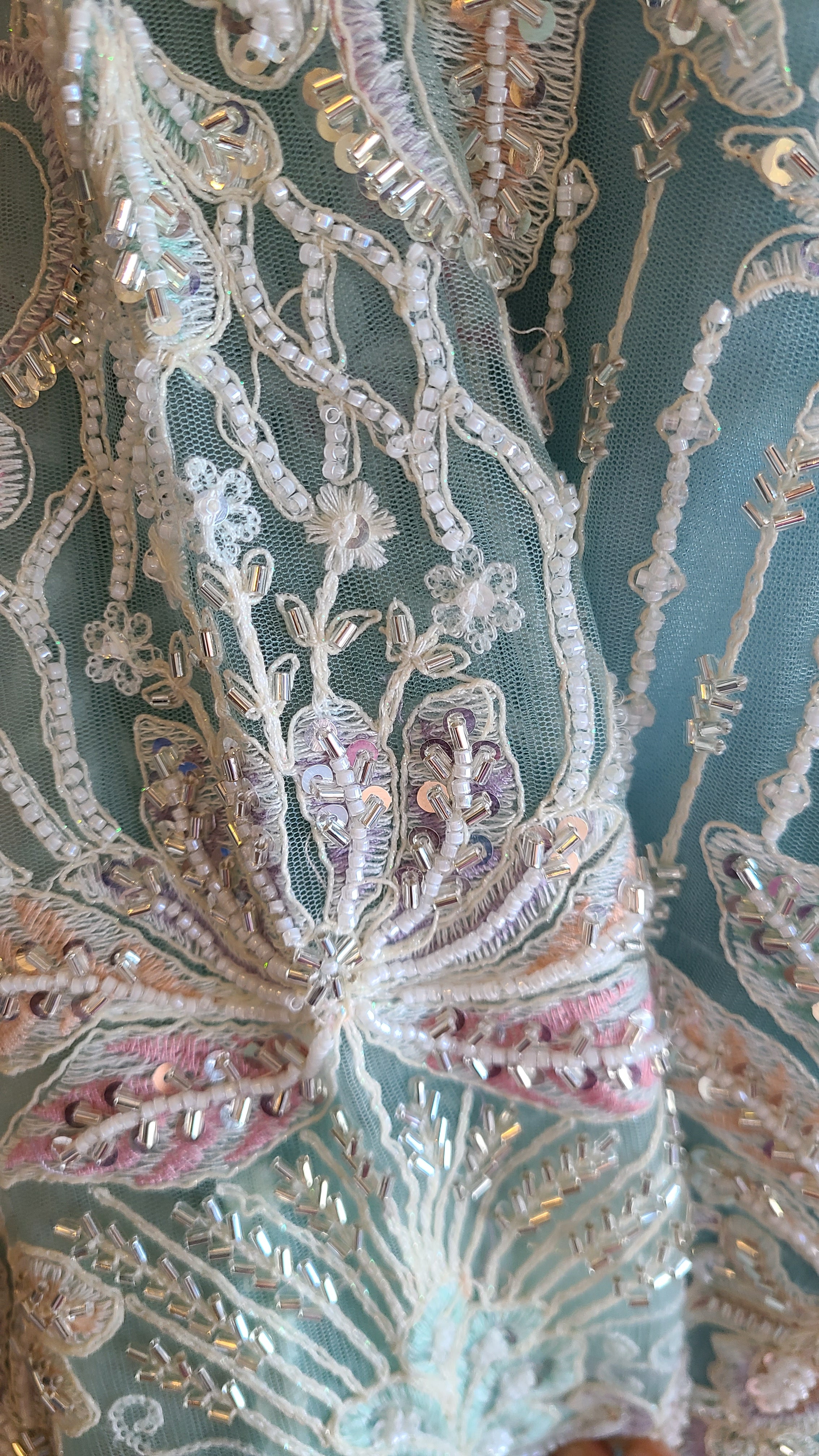 Pastel Aqua Sharara Set