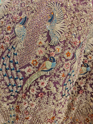 Lavender Embellished Lehenga Choli