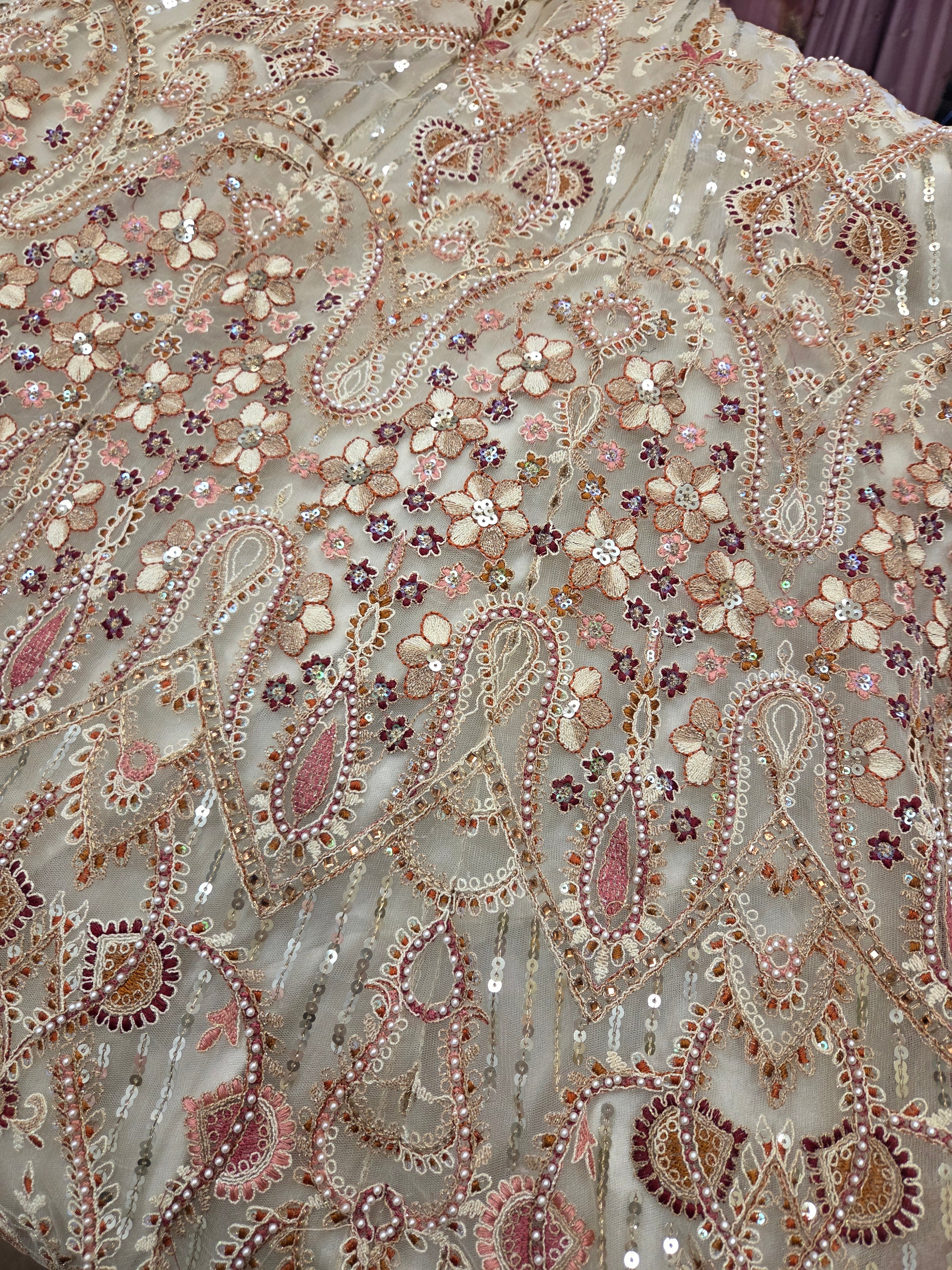Ivory Bridal Lehenga Set