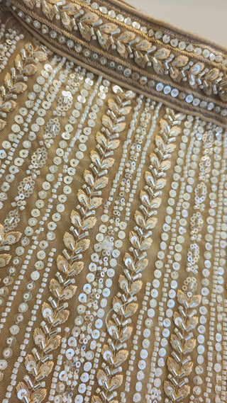Luxurious Golden Embroidered Lehenga Set