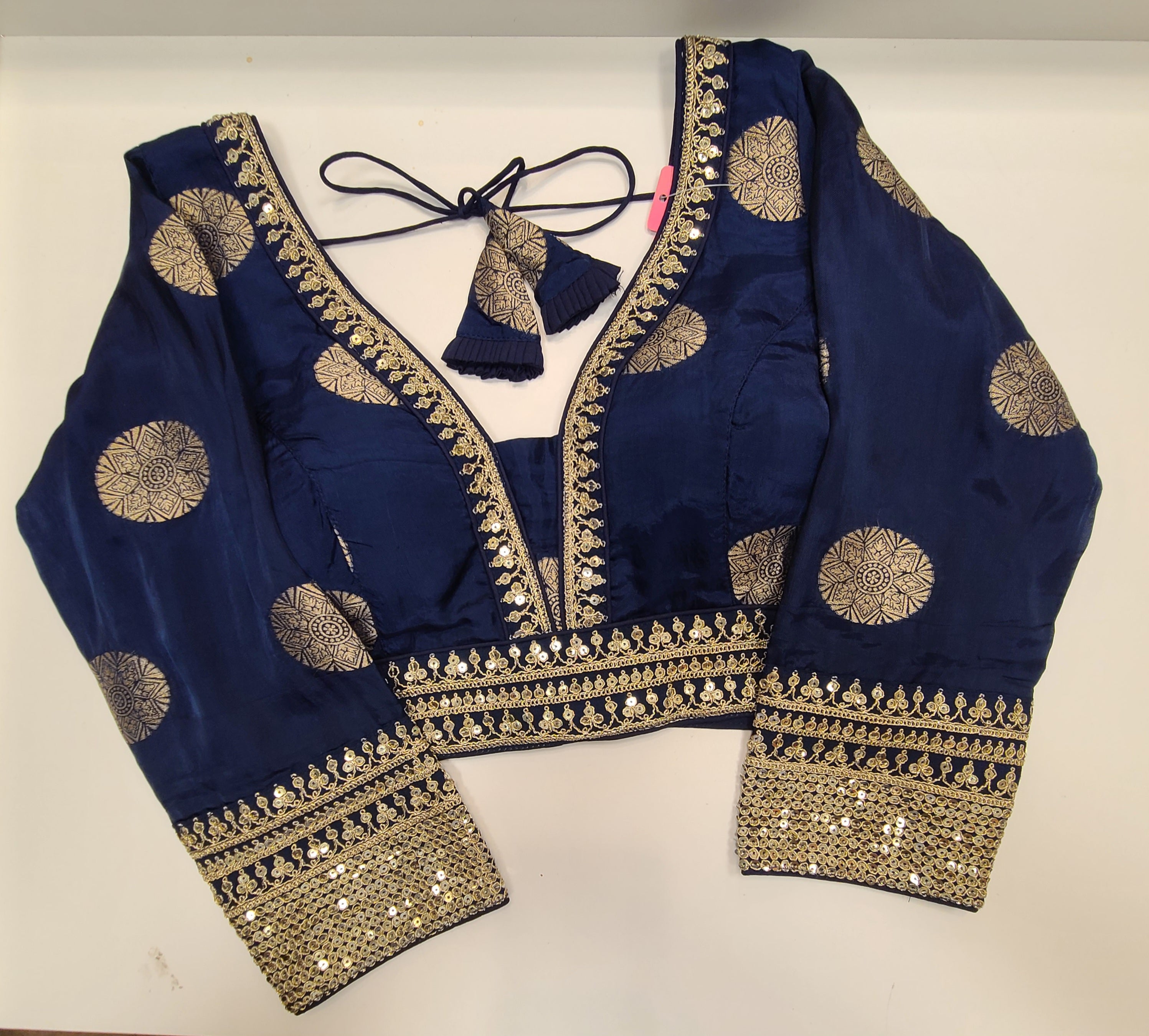Royal Blue Banarasi Silk Lehenga