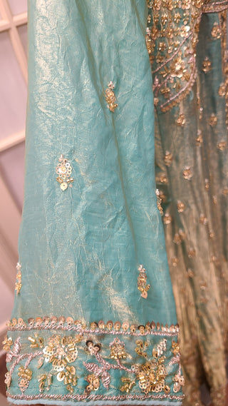 Sea Green Anarkali Gown-Style MOHAR Sea Green Anarkali Gown-Style MOHAR