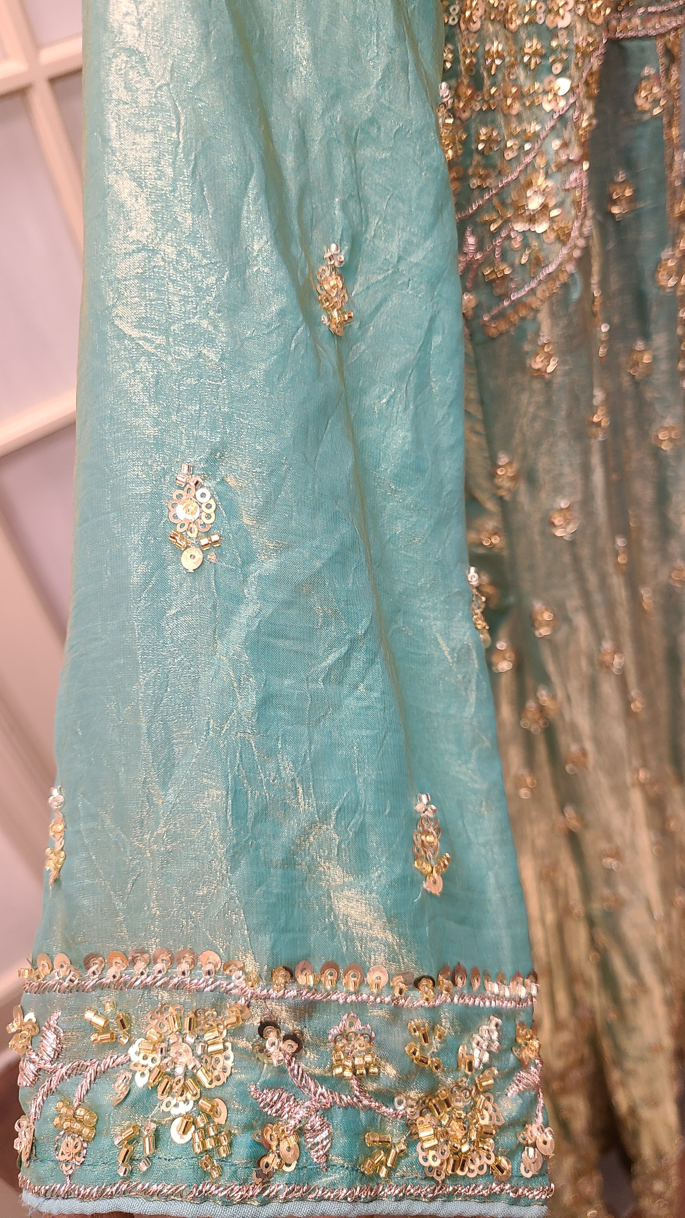 Sea Green Anarkali Gown-Style