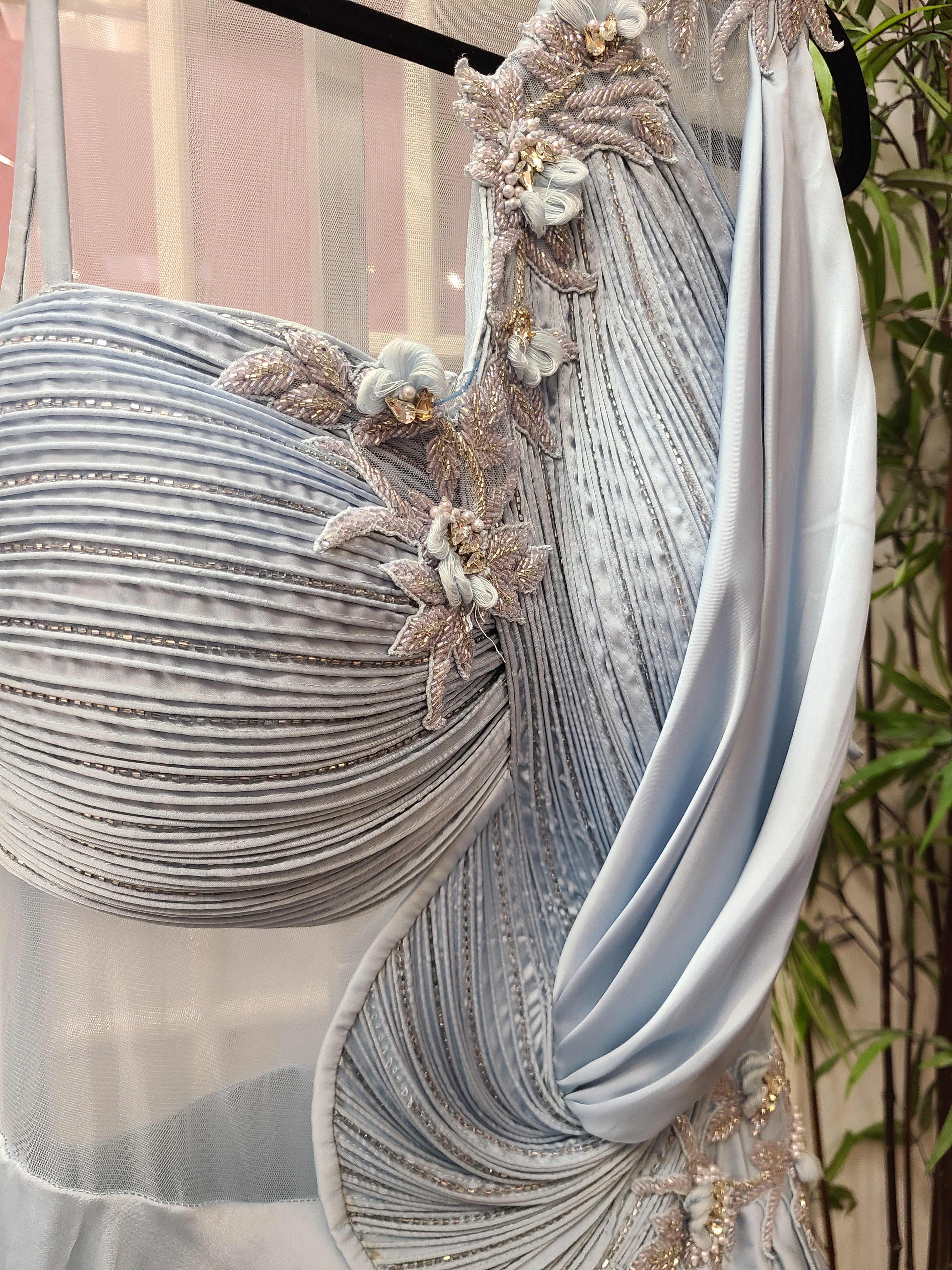 Powder Blue Reception Gown