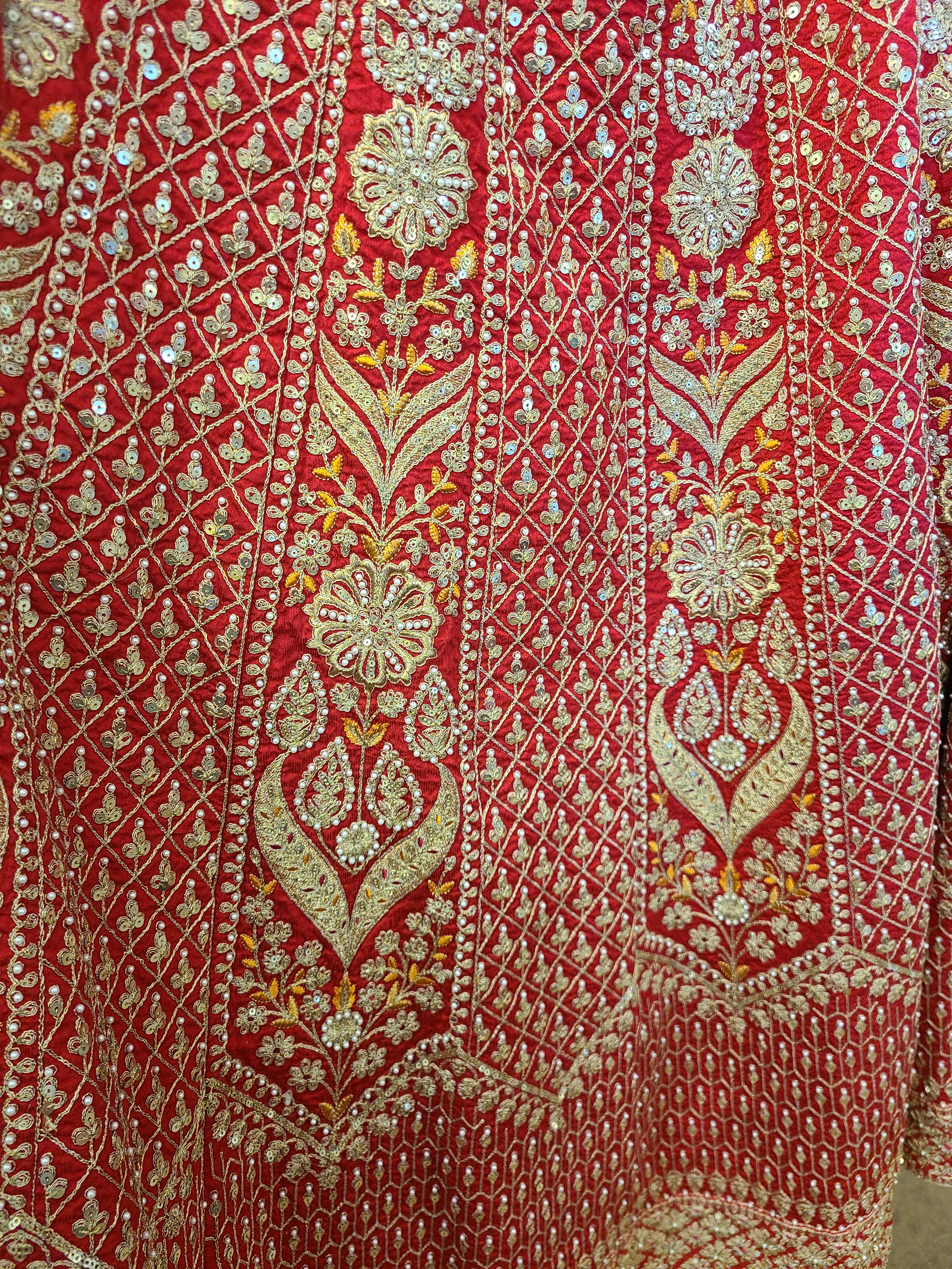Classic Red Bridal Lehenga Set