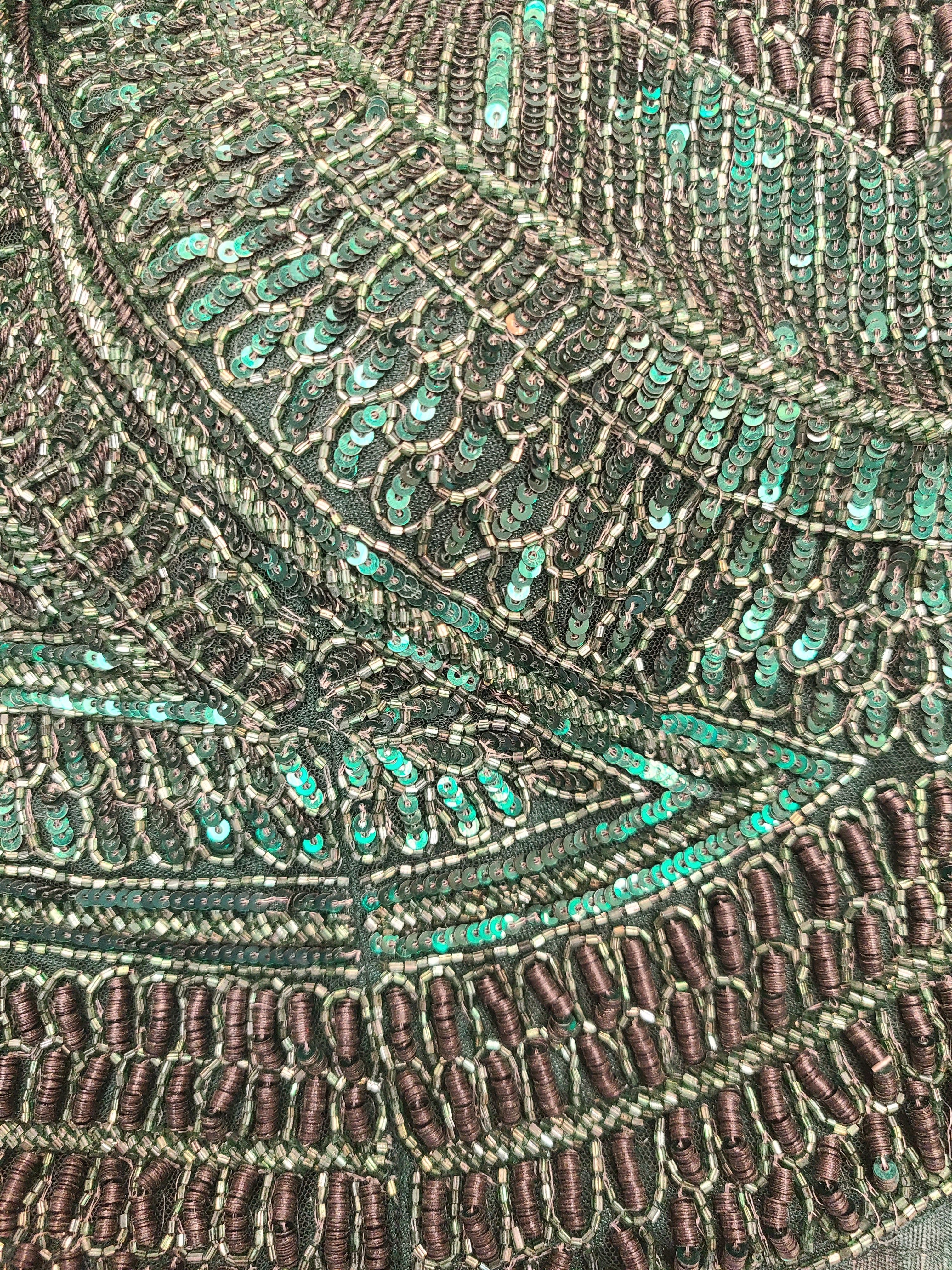 Emerald Ruffle Organza Lehenga Set