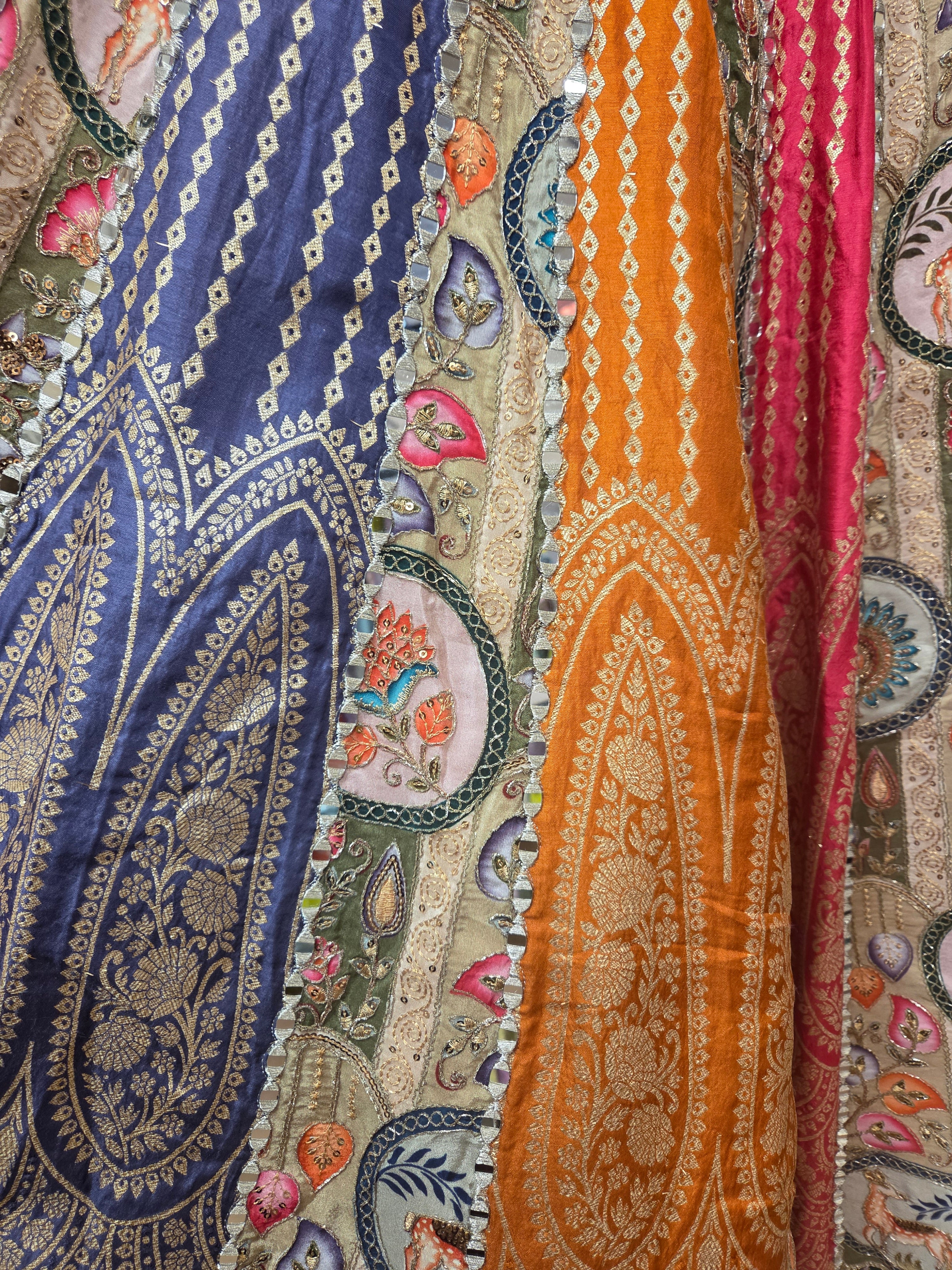 Multicolor Paisley Lehenga Choli Set
