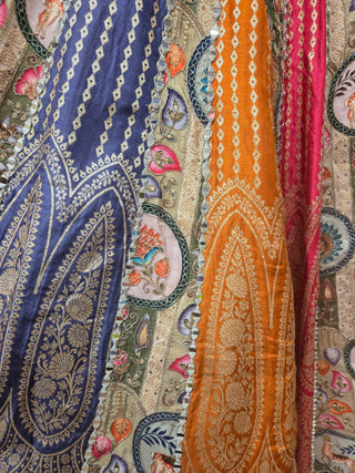 Multicolor Paisley Lehenga Choli Set