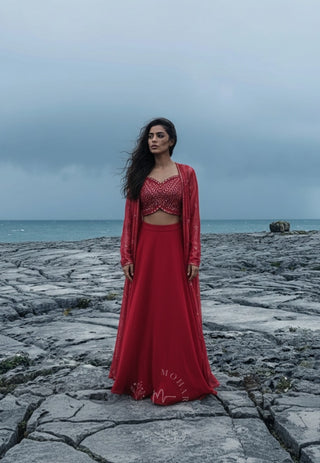 Red Lehenga Set