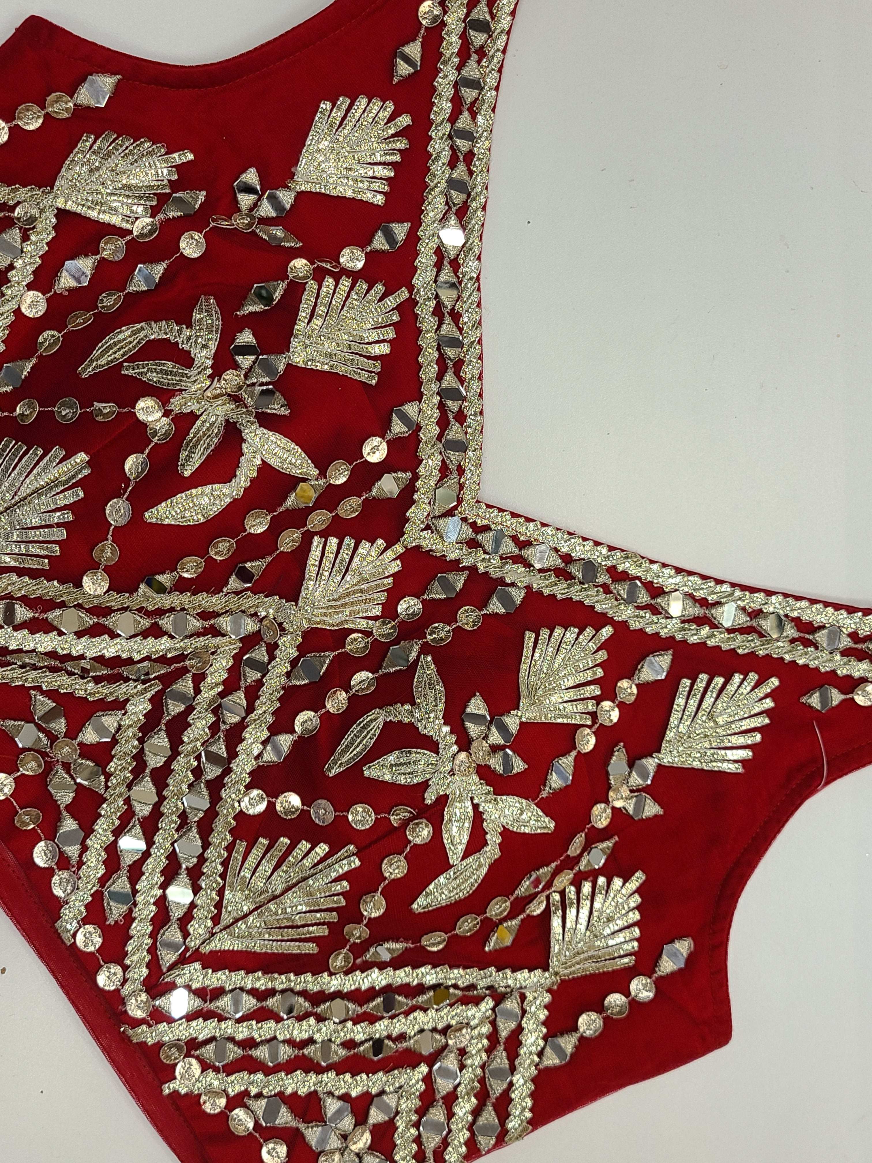 Crimson Lehenga Set