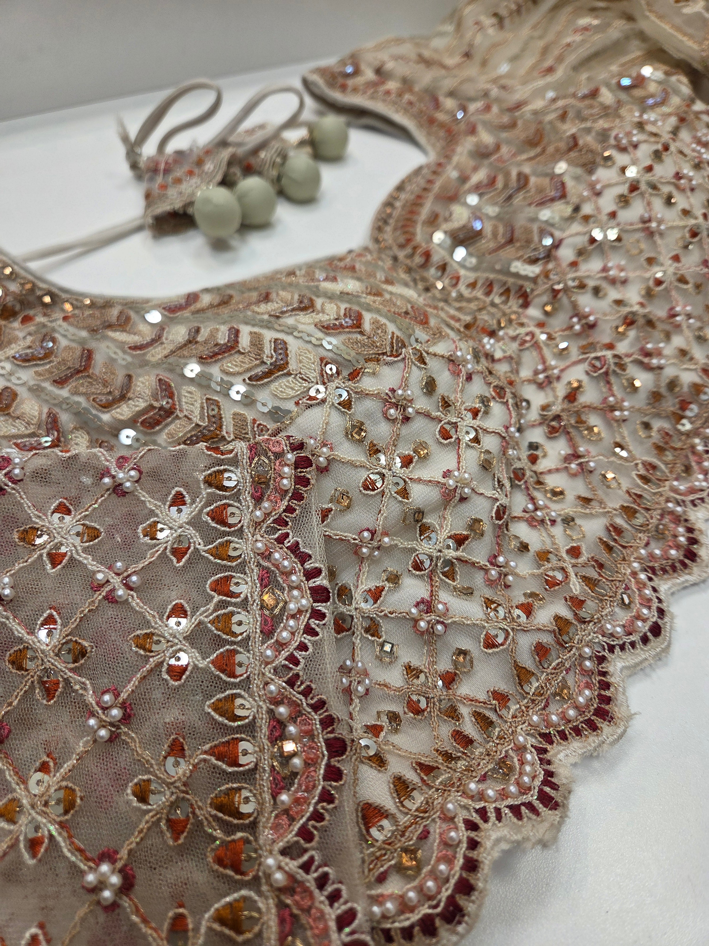 Ivory Bridal Lehenga Set