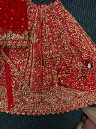 Crimson Bridal Lehenga Set