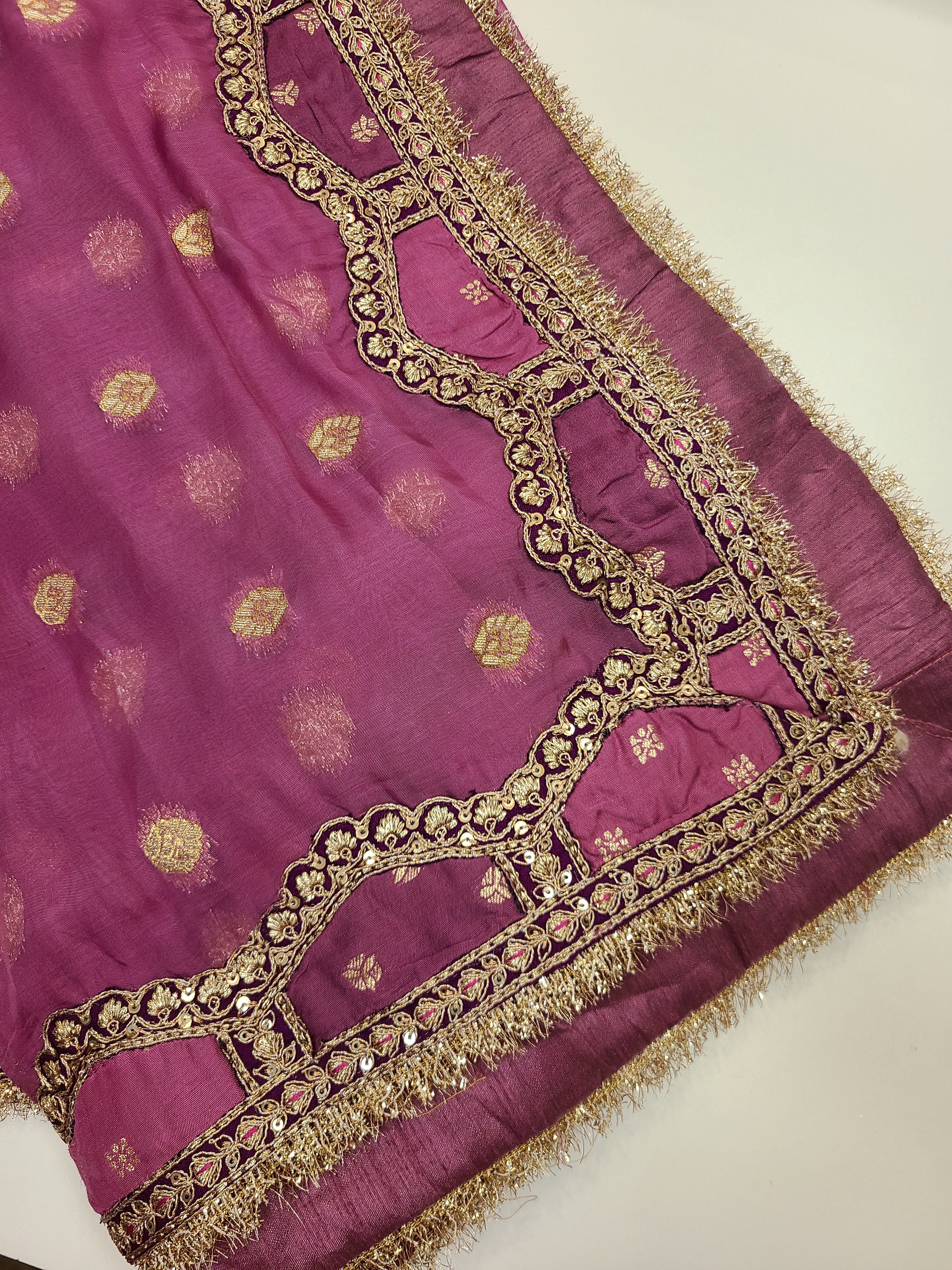 Pink Purple Lehenga Set