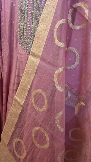 Bright Pink Anarkali