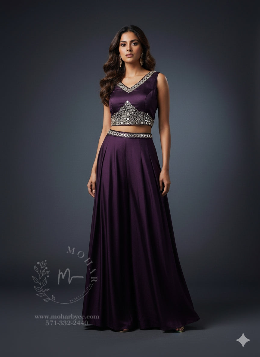 Royal Purple Indo-Western