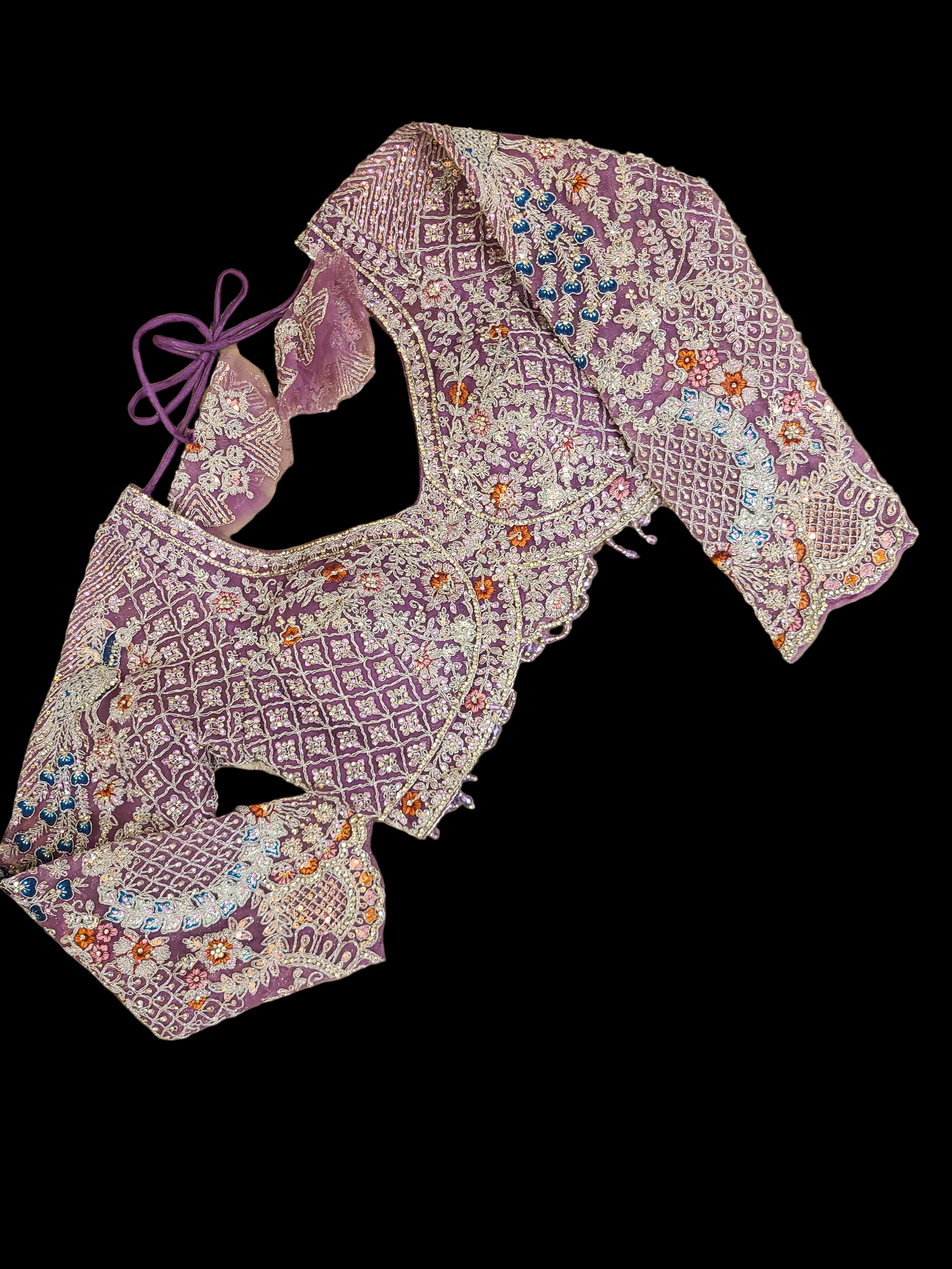 Lavender Embellished Lehenga Choli
