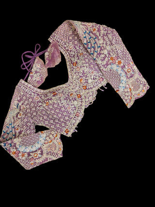 Lavender Embellished Lehenga Choli