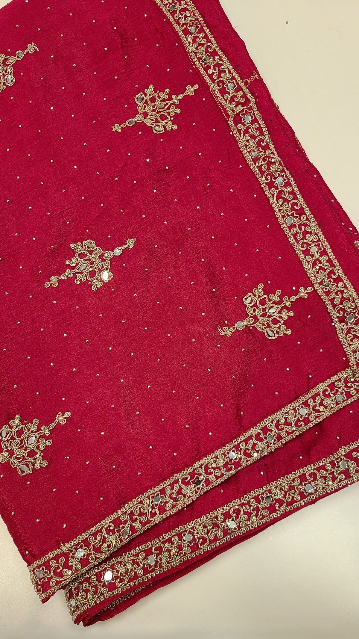 Pink Embroidered Lehenga Set