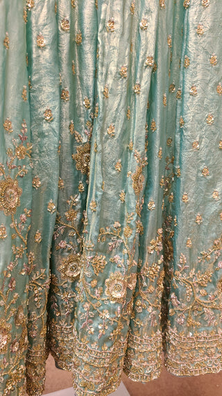 Sea Green Anarkali Gown-Style