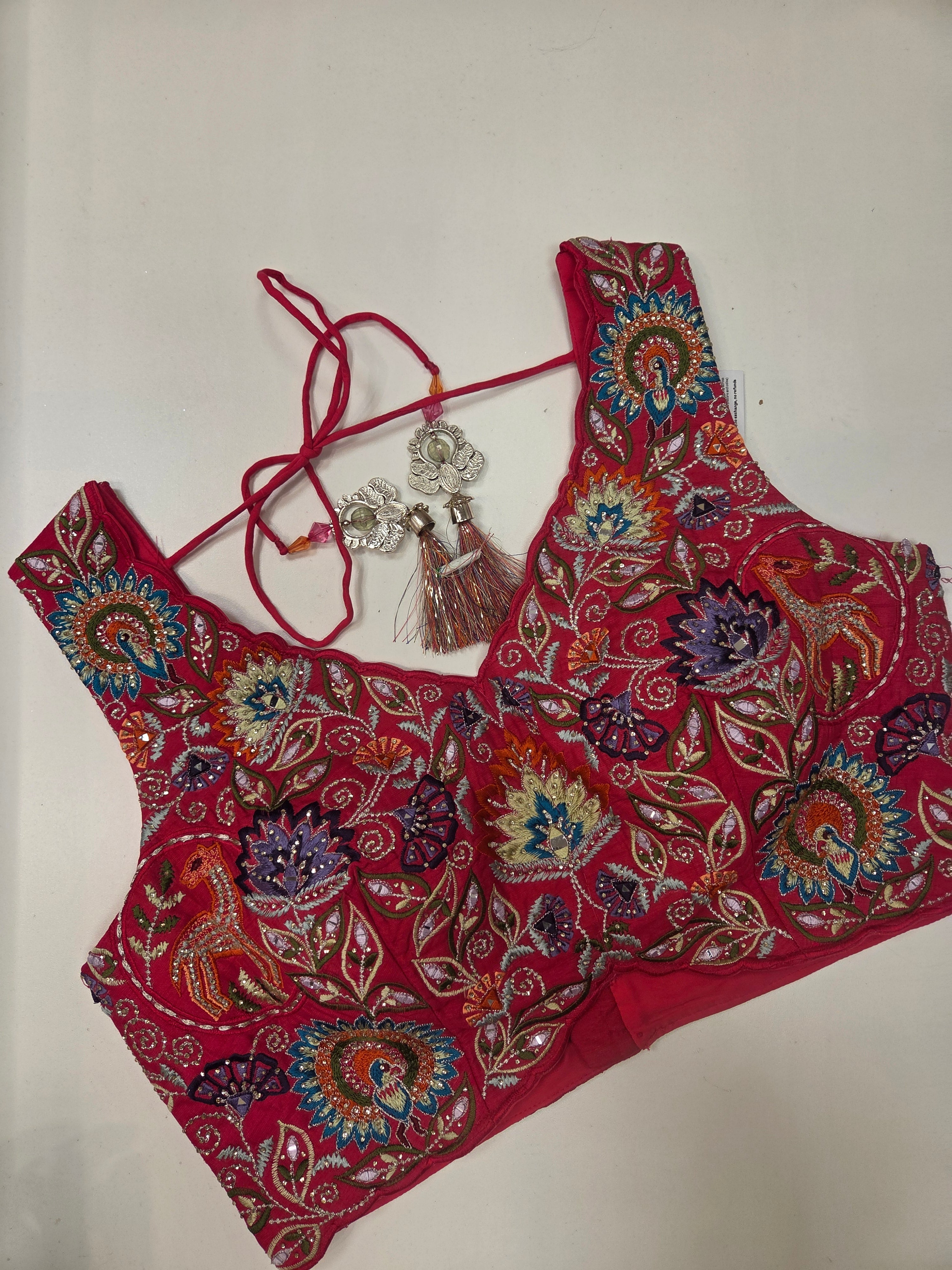 Multicolor Paisley Lehenga Choli Set