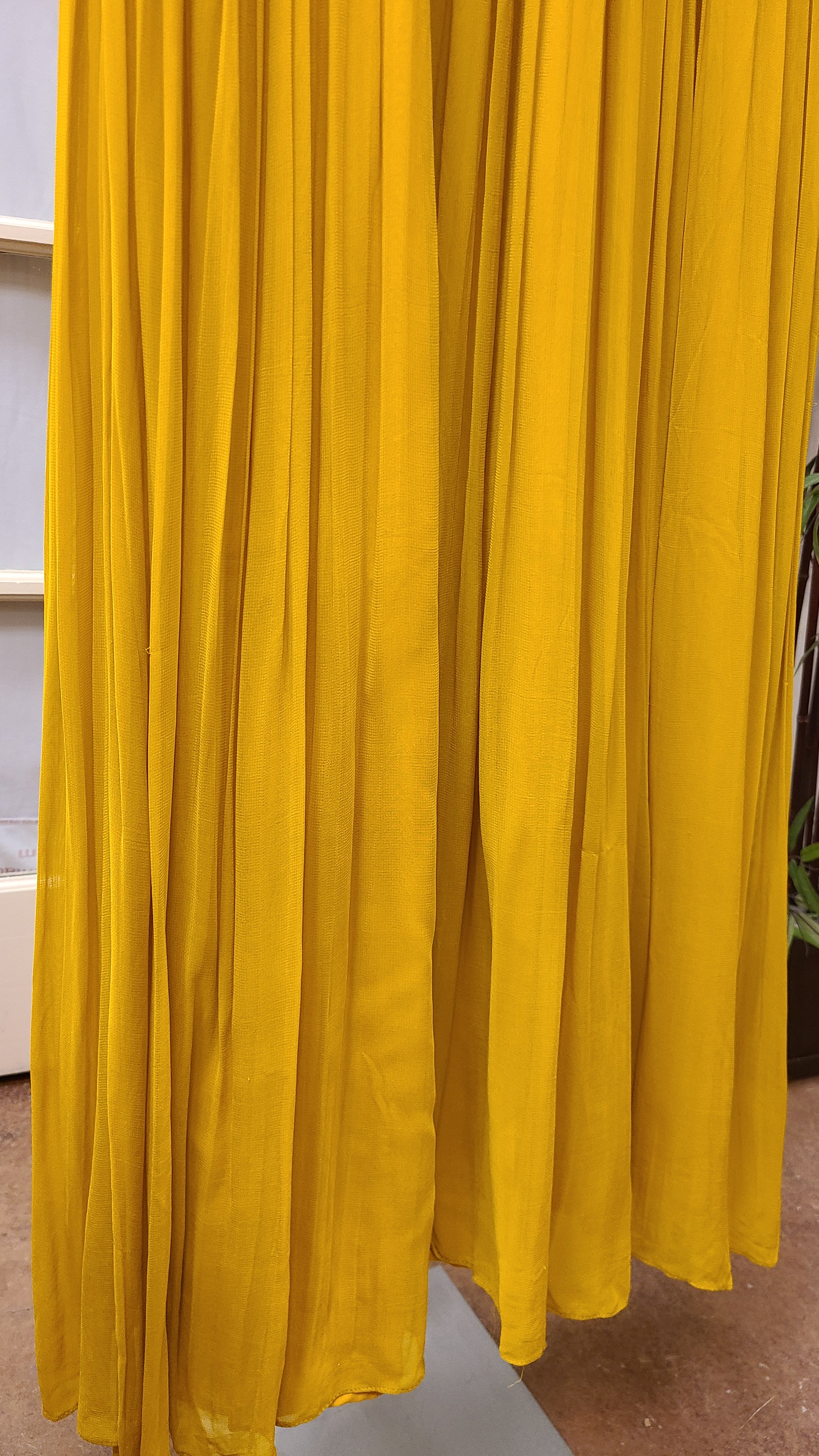 Mustard Yellow Anarkali