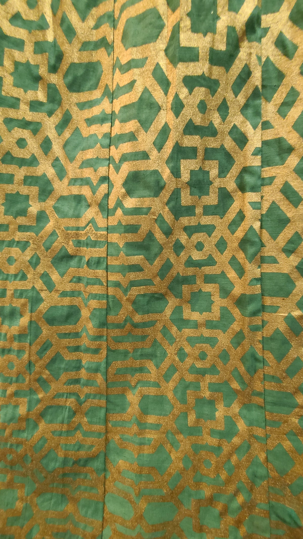 Green & Gold Garba Skirt