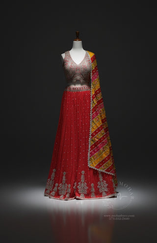 Radiant Red Lehenga Choli Set