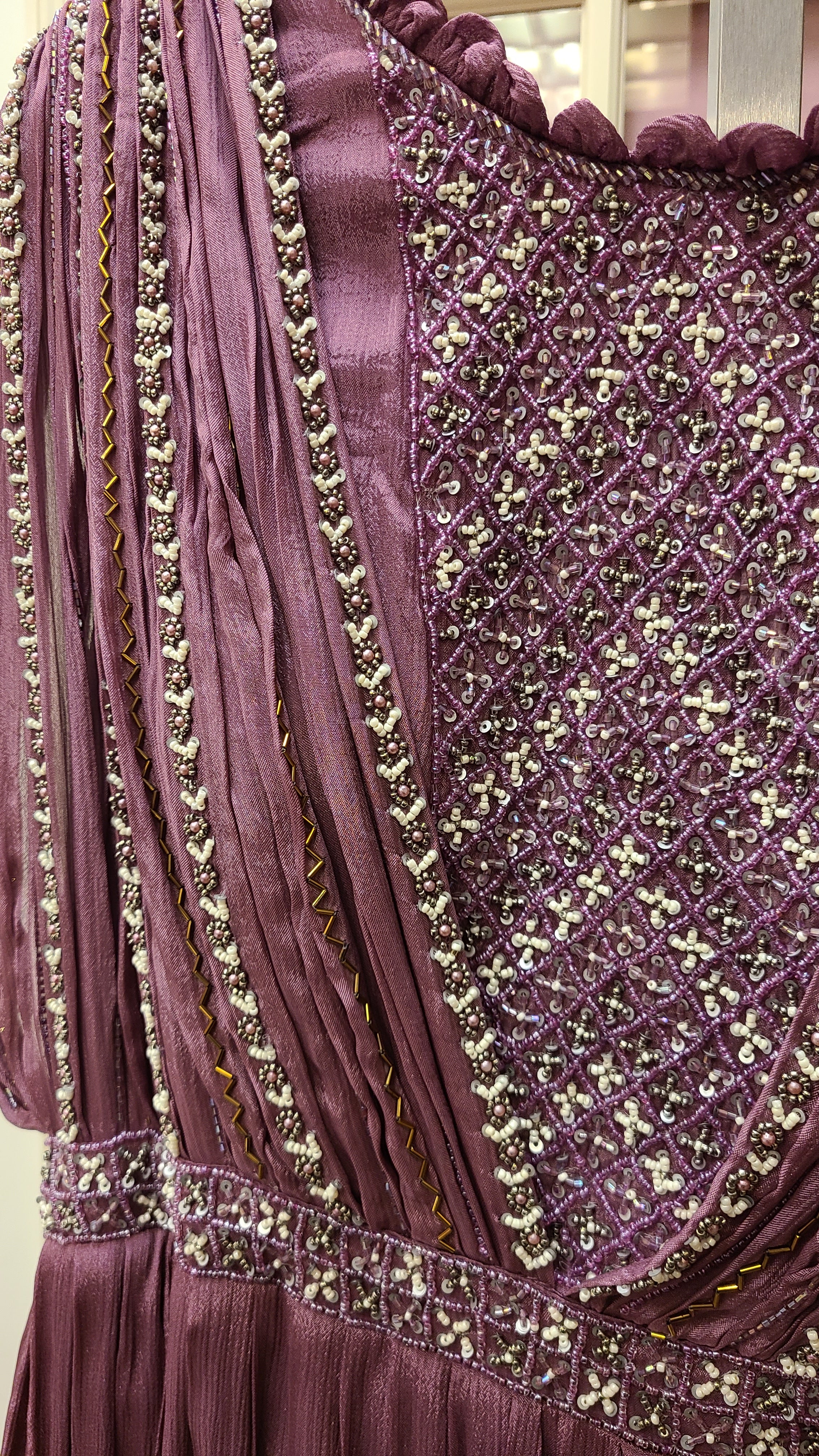 Deep Wine/Plum Shade Gown