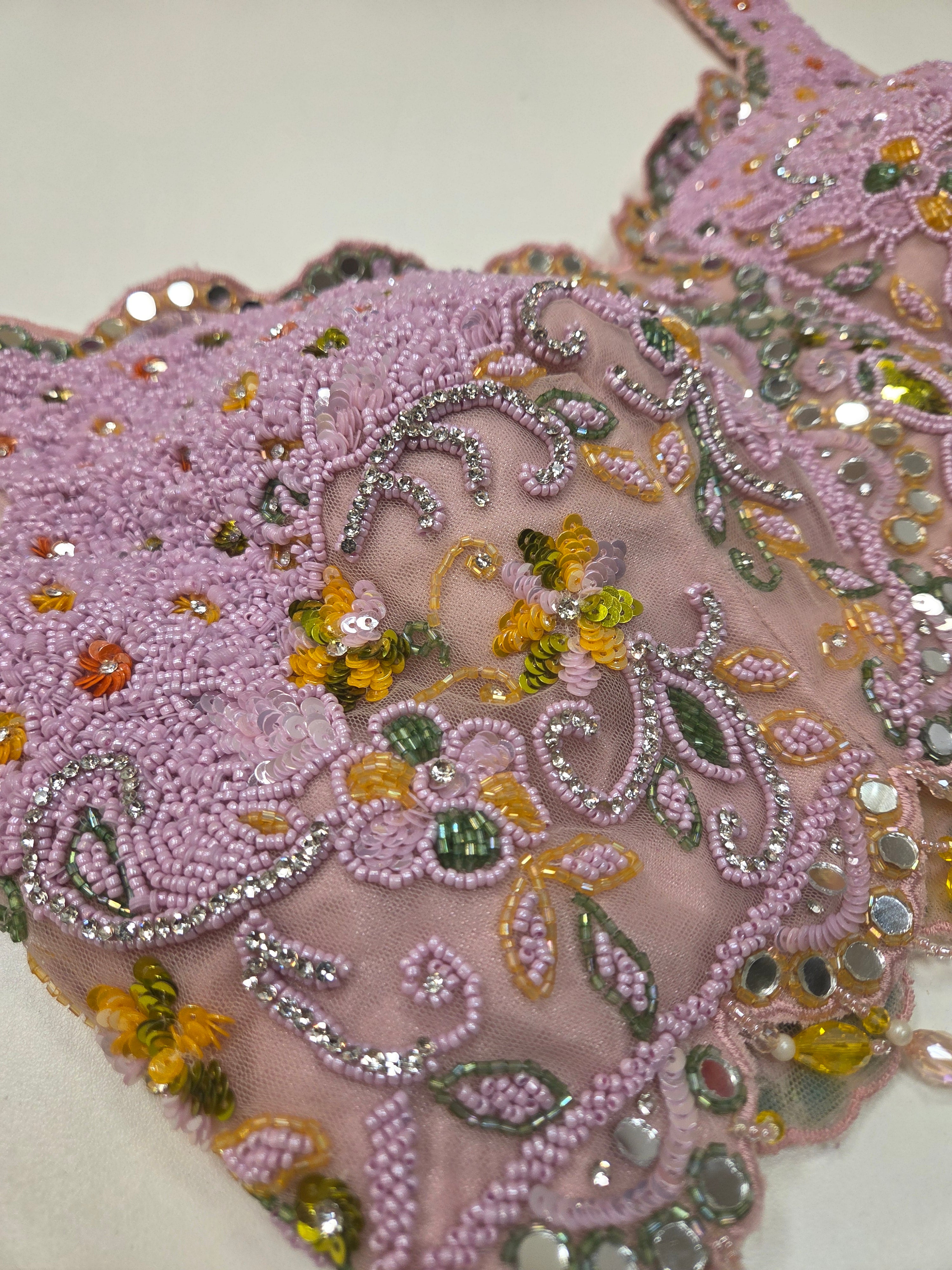 Lavender Floral Lehenga