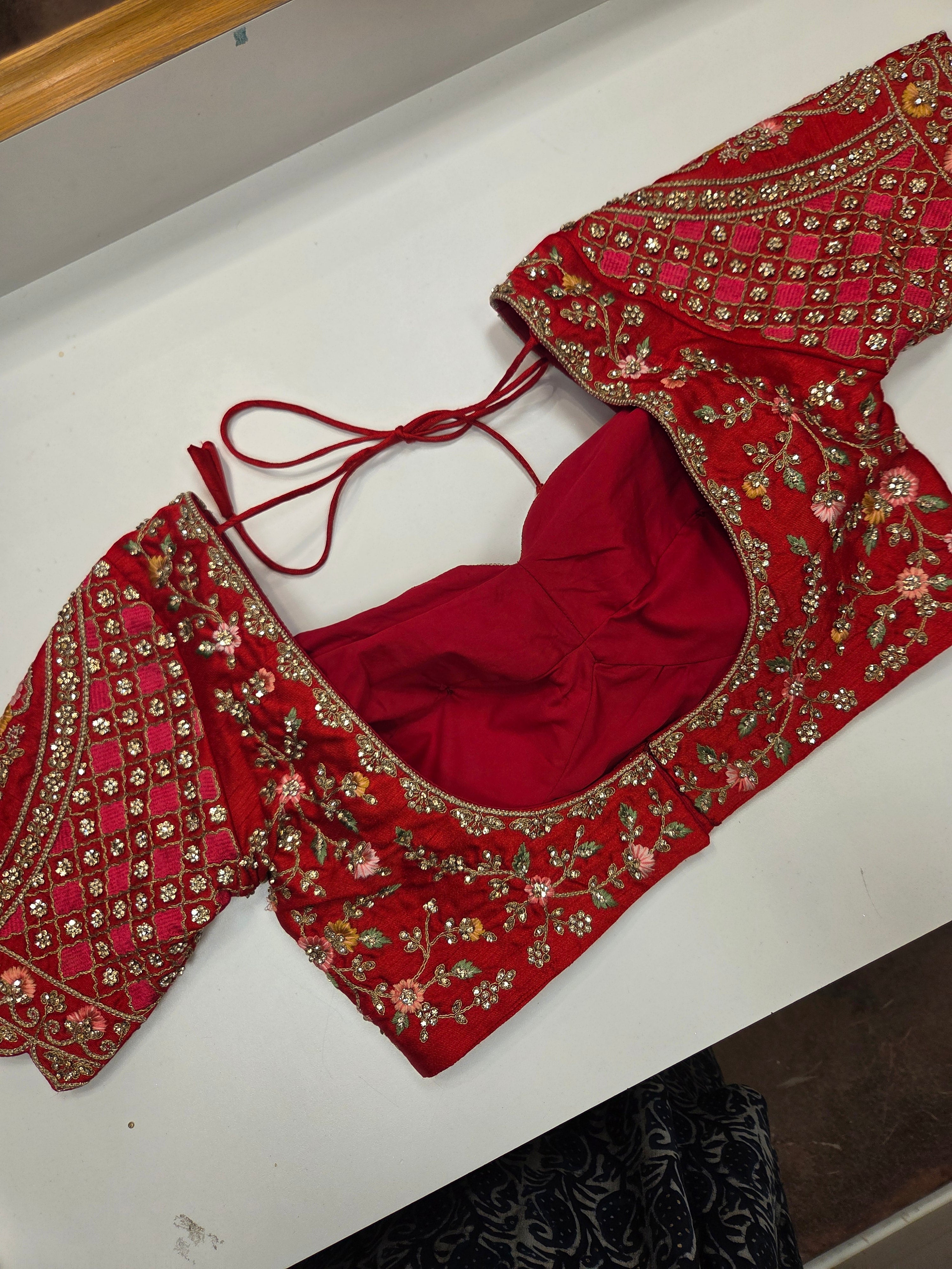 Crimson Bridal Lehenga Set