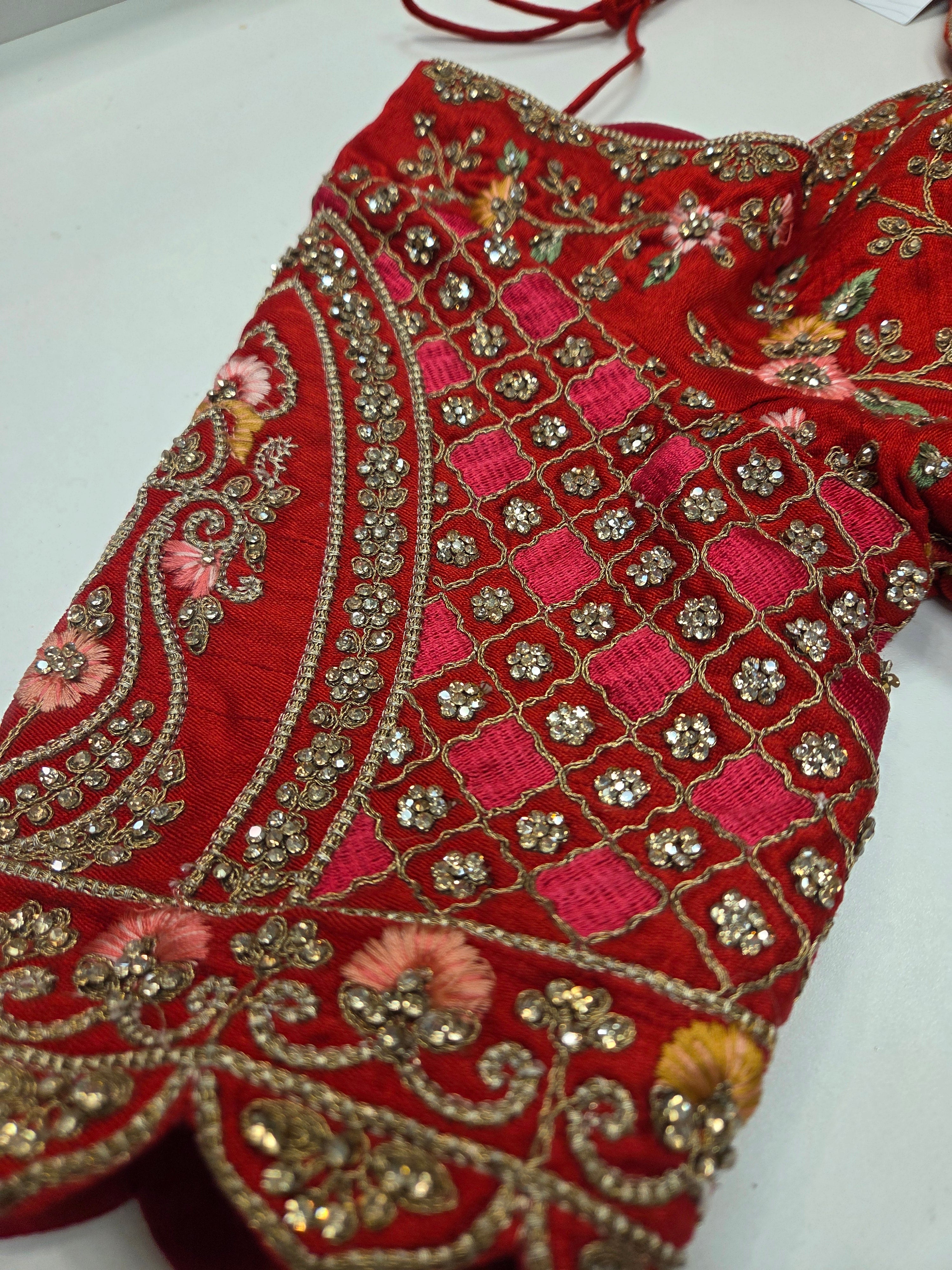 Crimson Bridal Lehenga Set