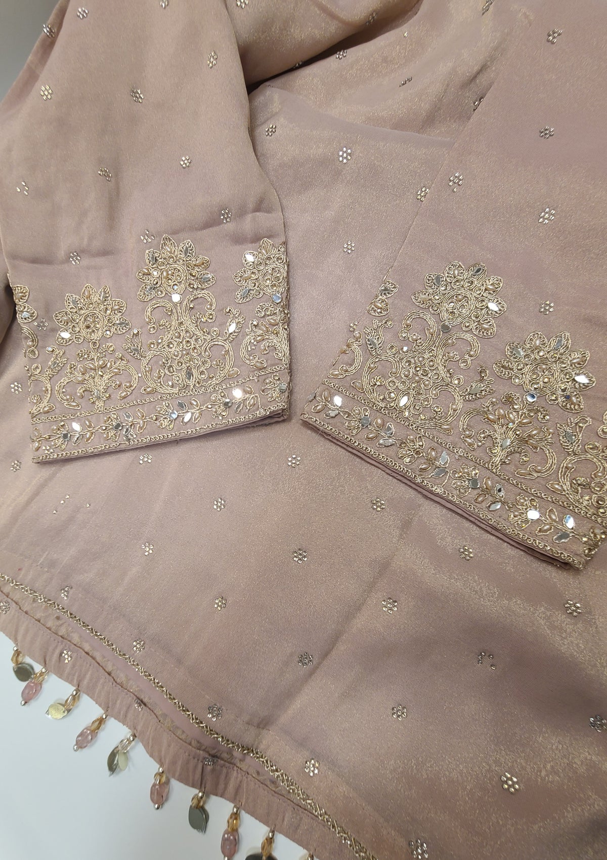 Champagne Gold Lehenga Set