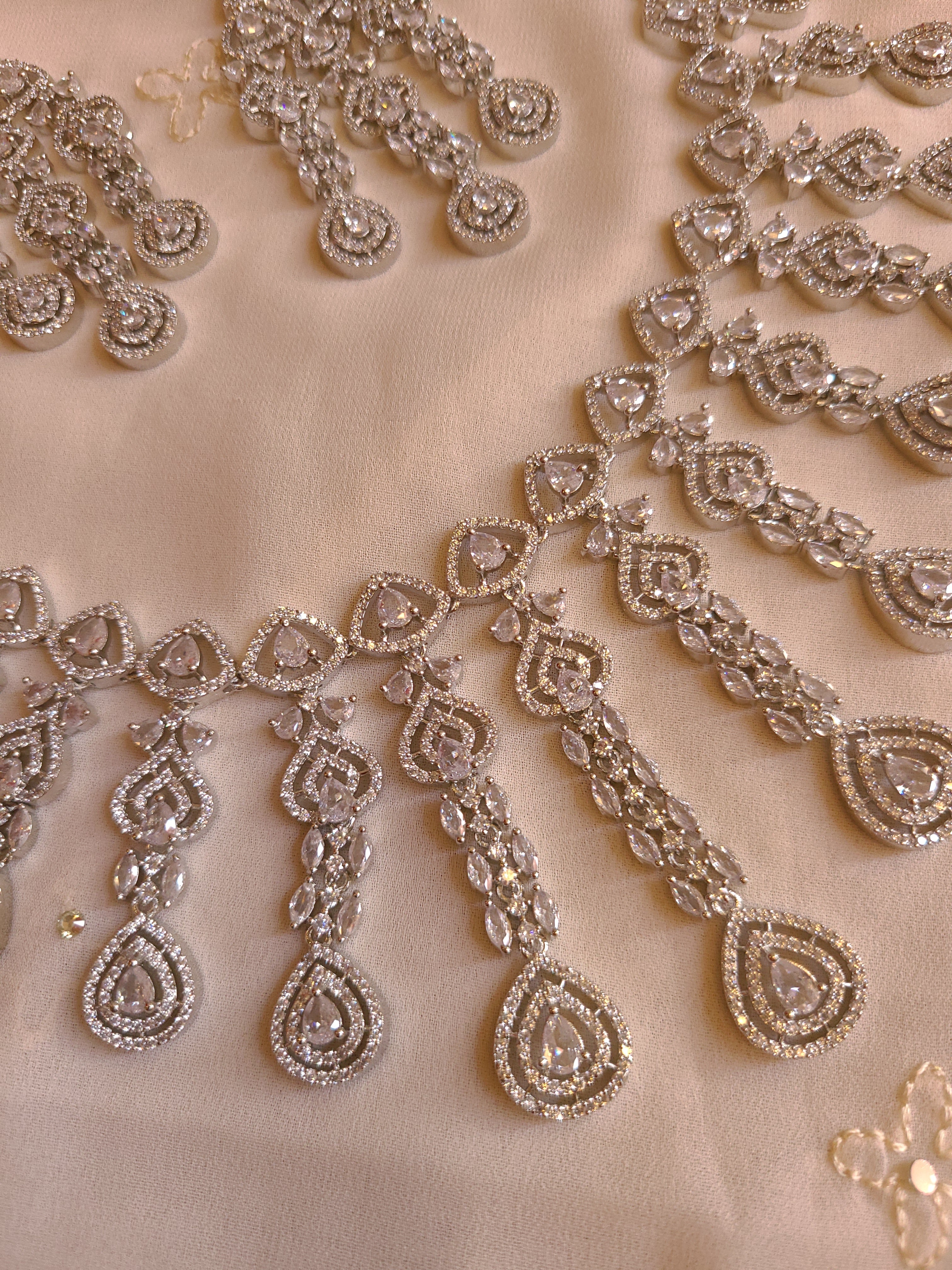 Statement CZ Necklace Set