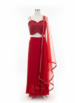 Red Lehenga Set