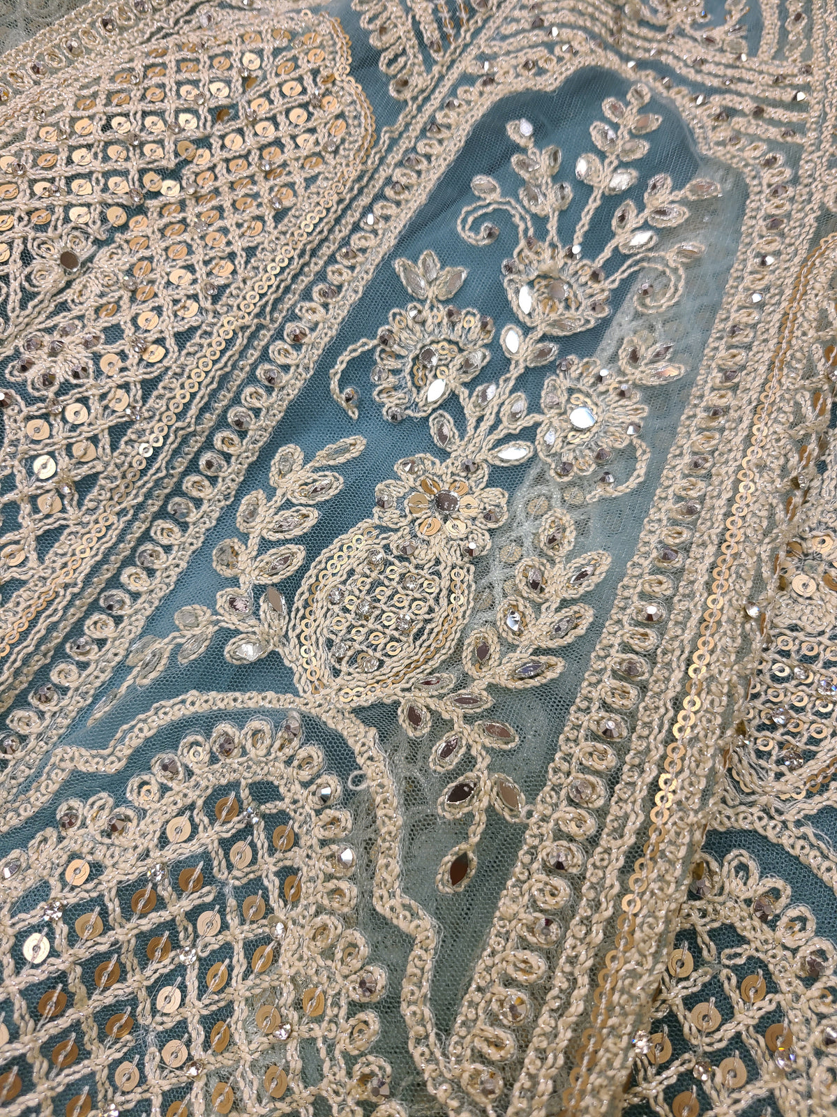 Sage Gold Lehenga Set