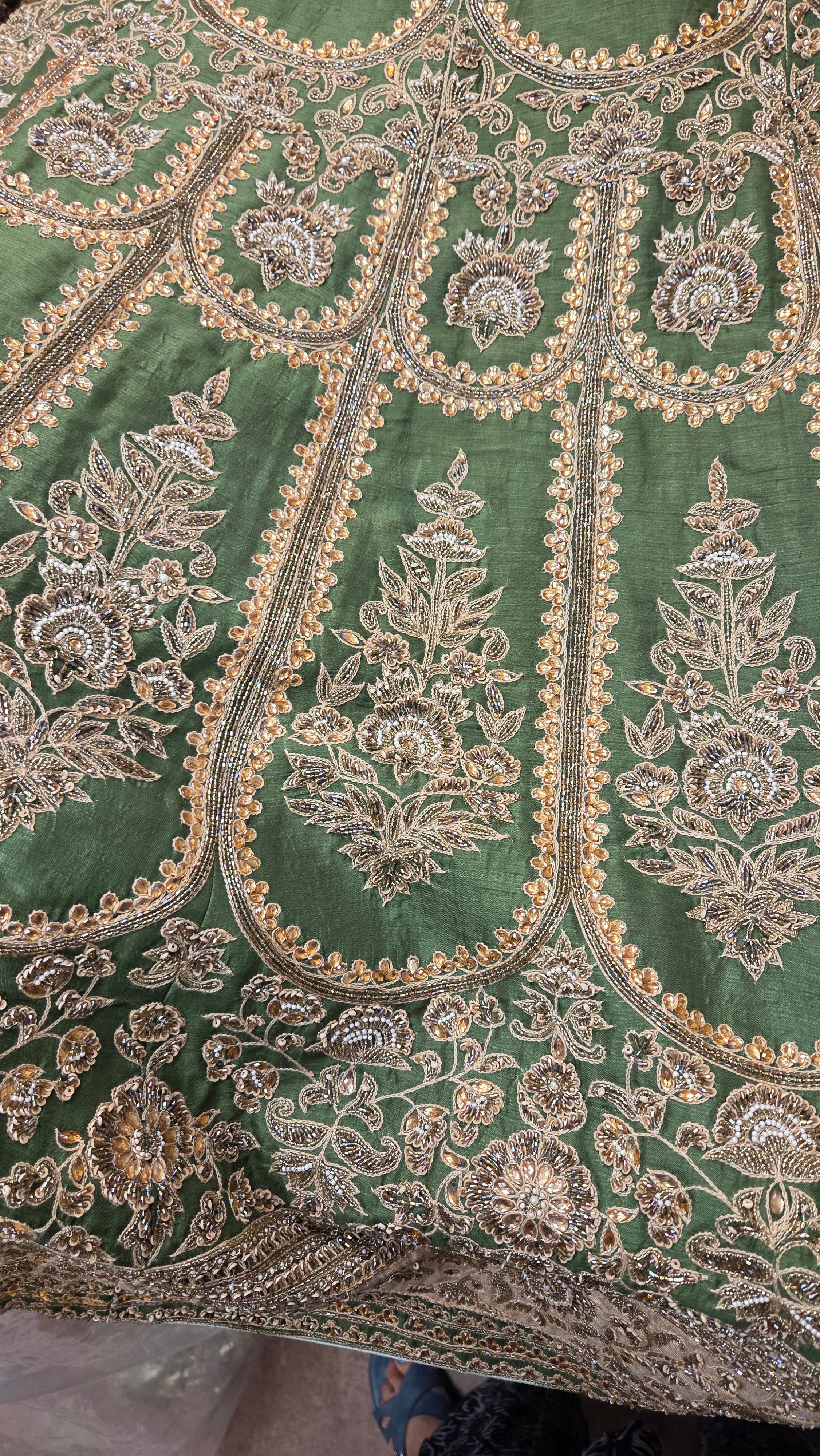 Sage Green Bridal Lehenga