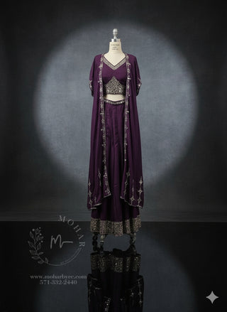 Royal Purple Indo-Western