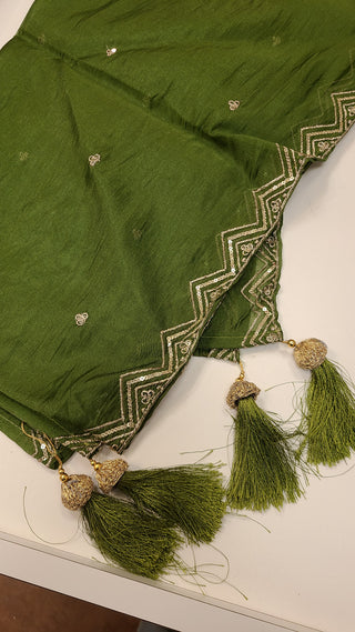 Green Anarkali-Style