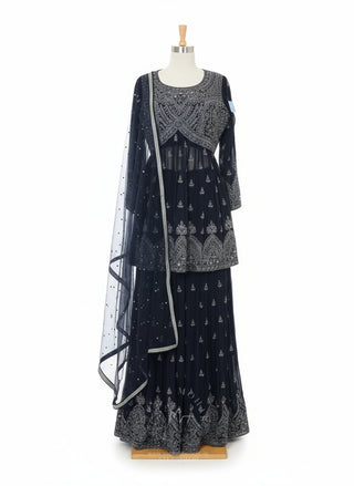 Blue Lehenga Set