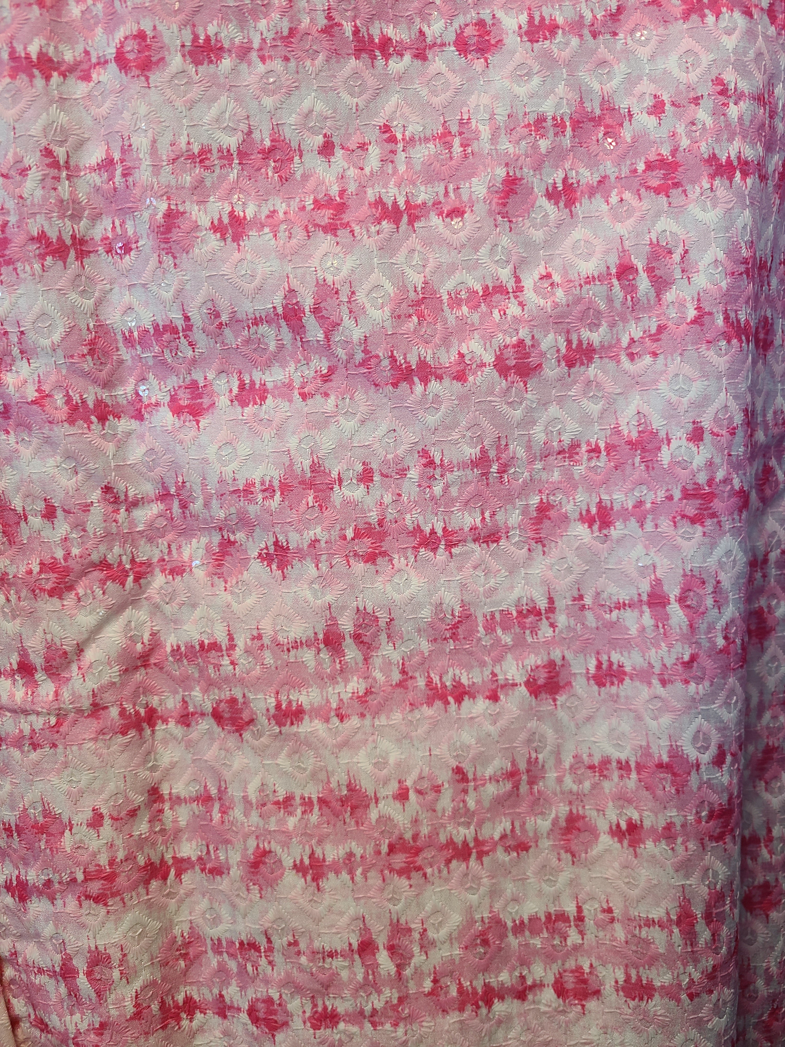 Pink Water Sequin Kurta