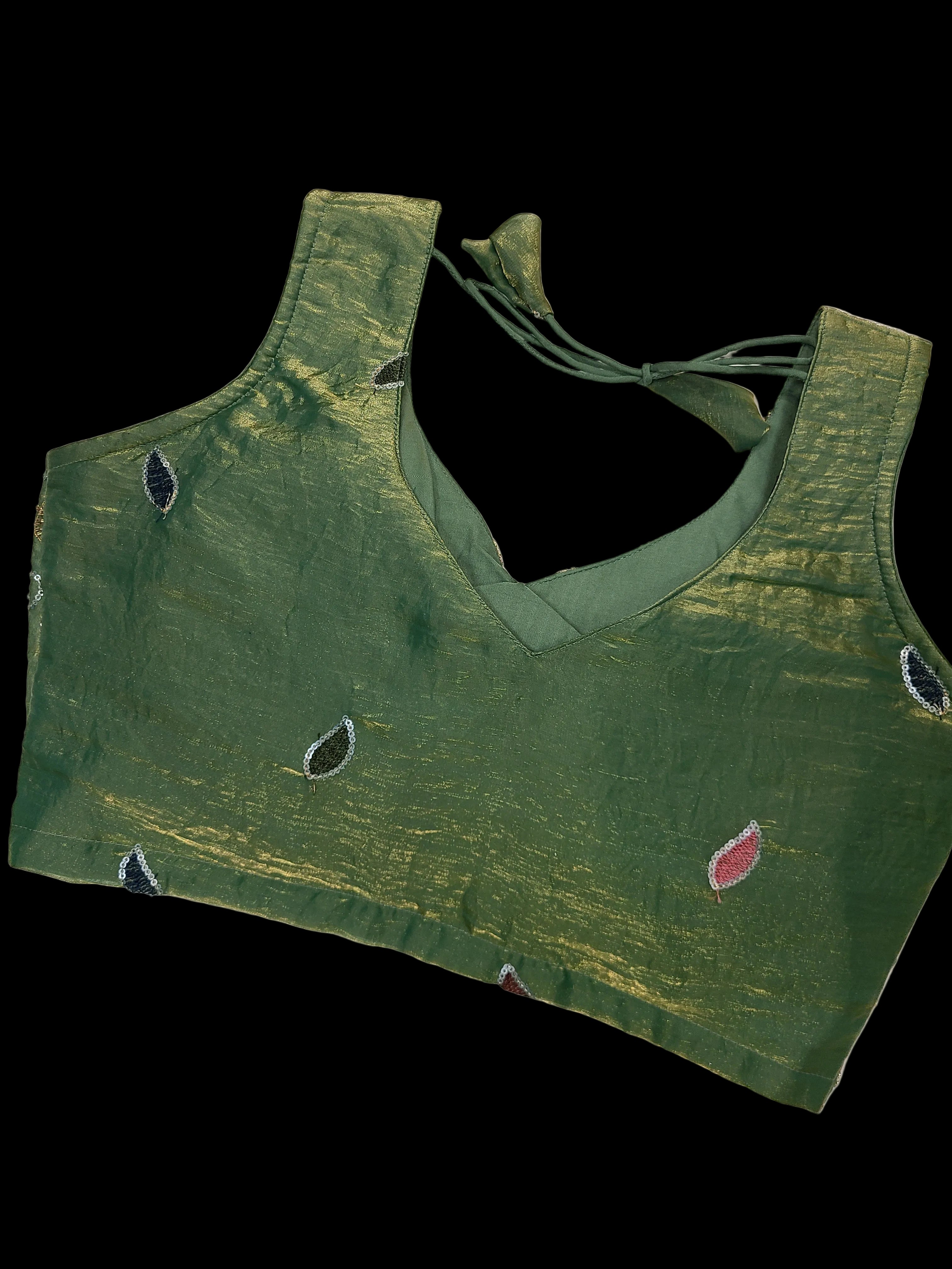 Sage Green Embroidered Lehenga