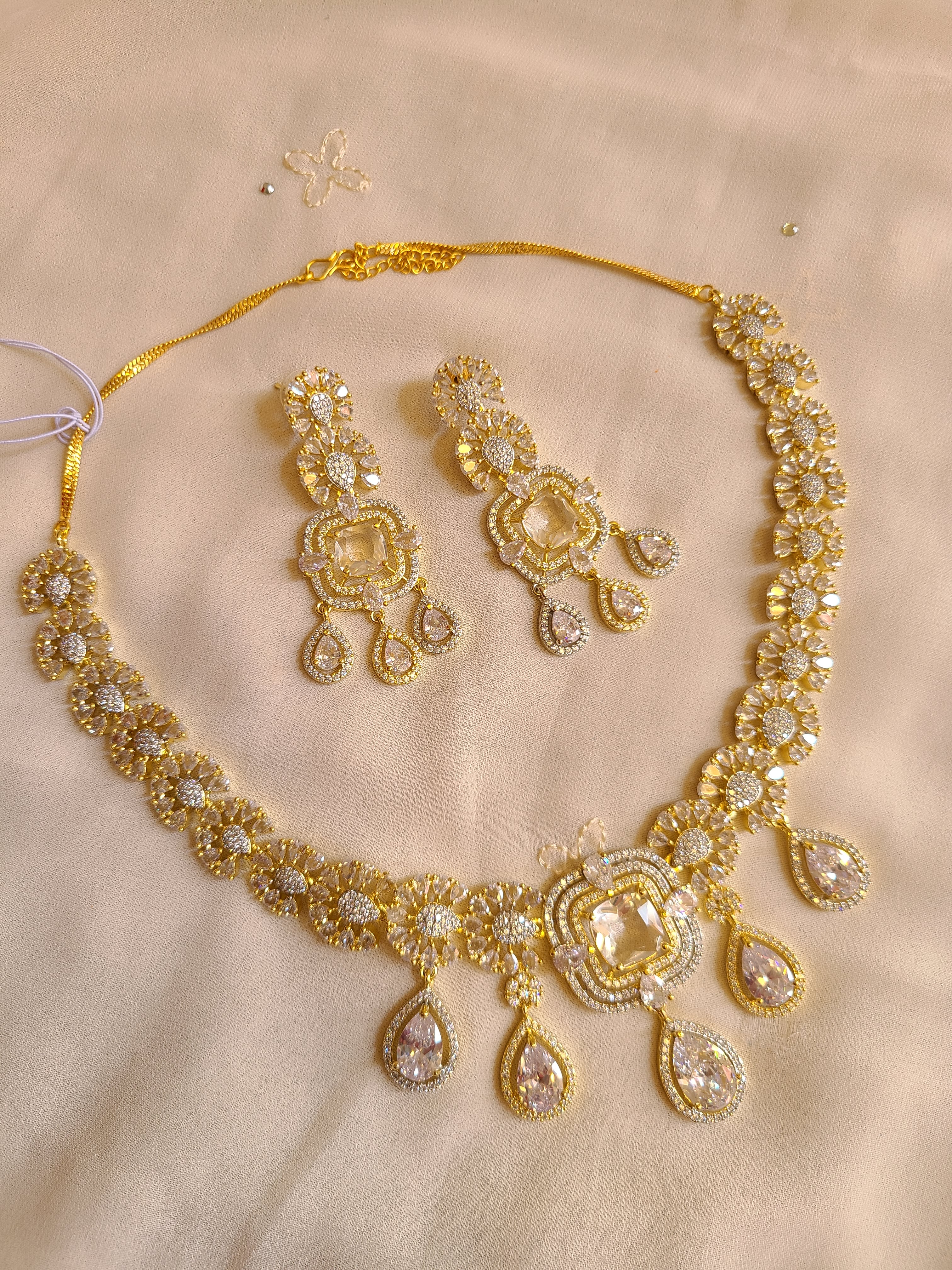 Statement CZ Necklace Set