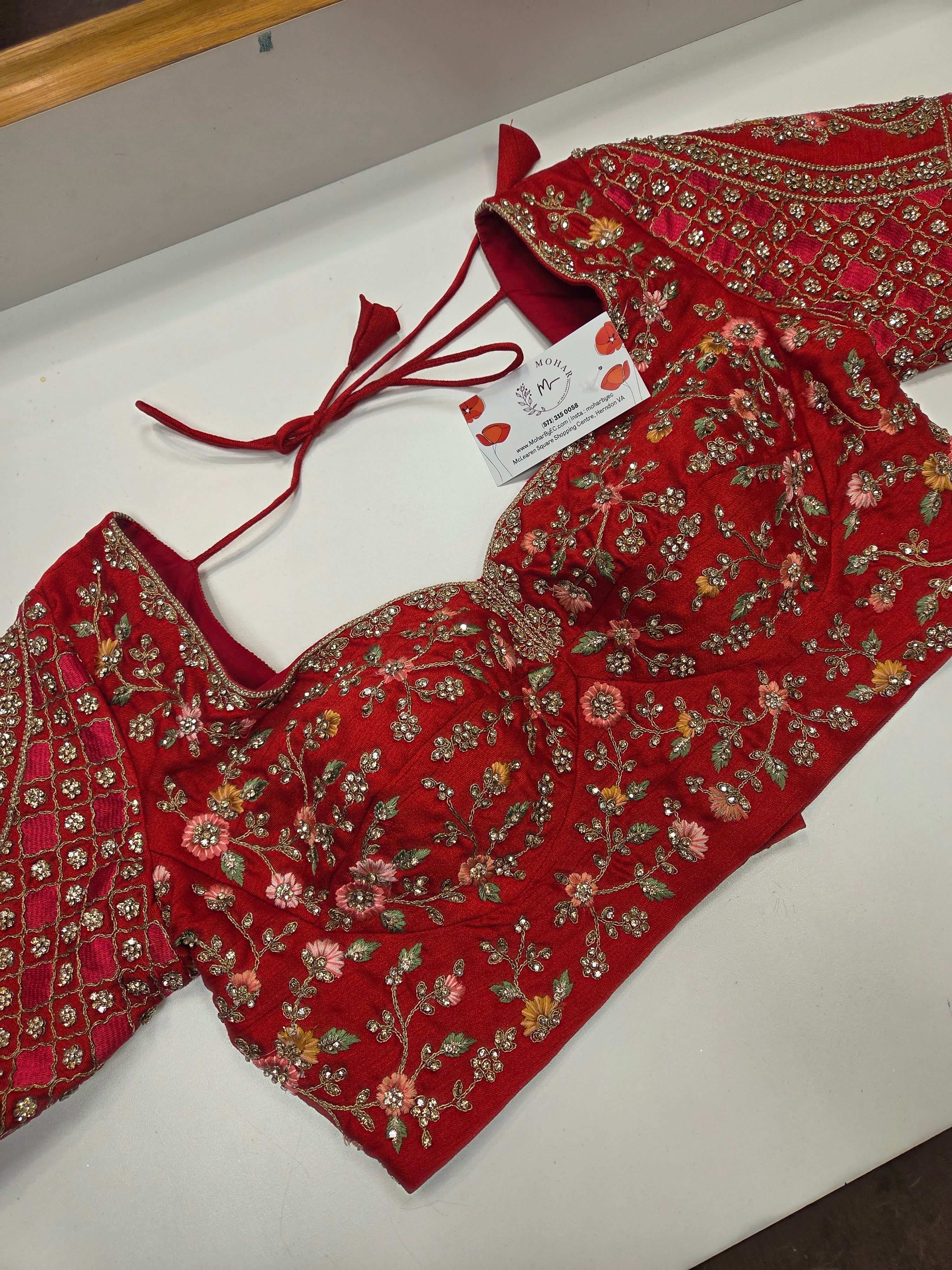 Crimson Bridal Lehenga Set