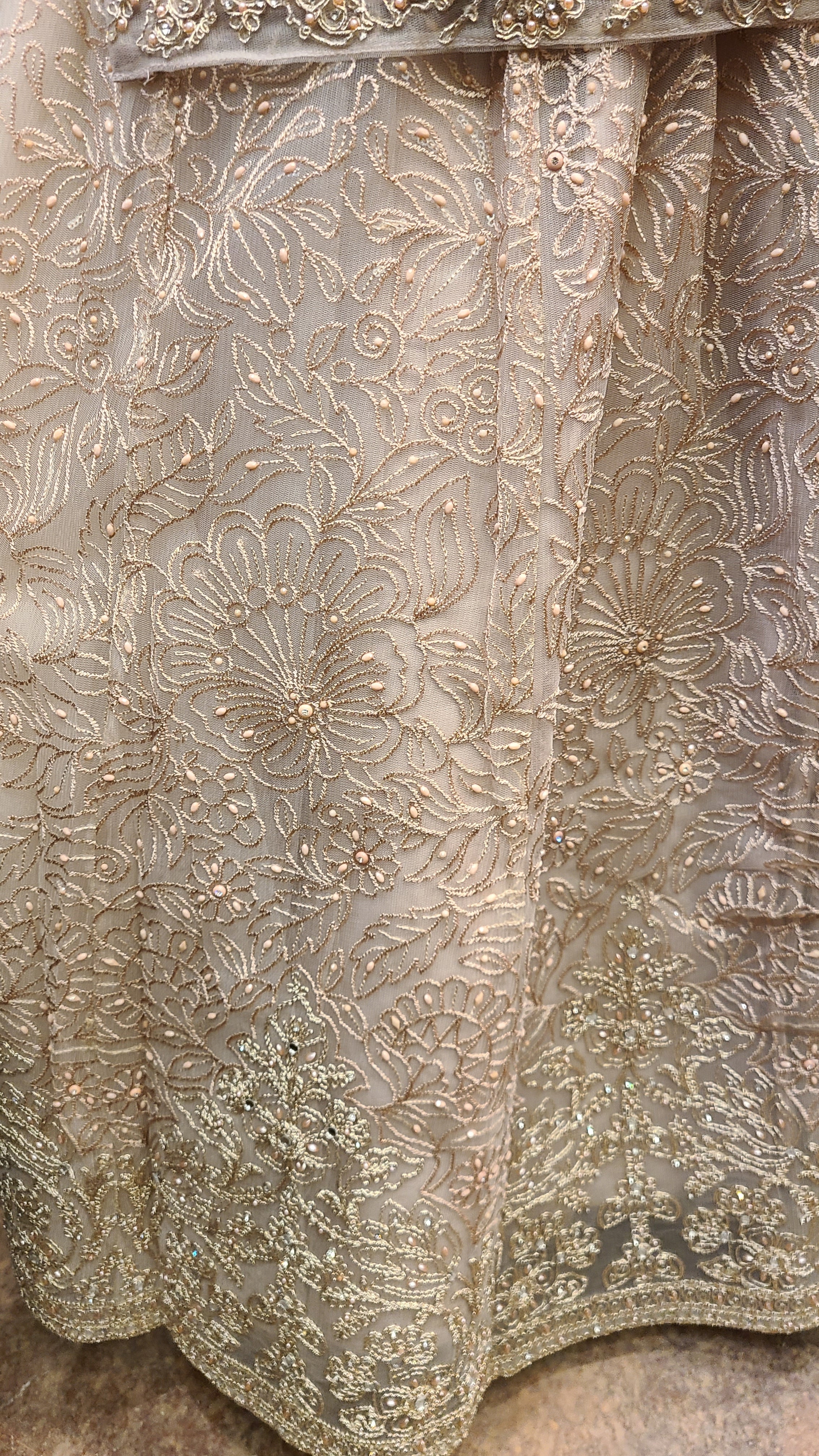 Rose Gold Sharara Set