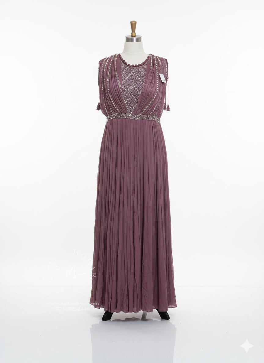 Deep Wine/Plum Shade Gown