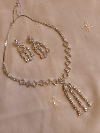 Elegant American Diamond Party Wear Set