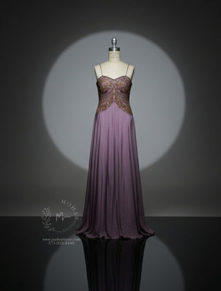 Lavender Cocktail Gown