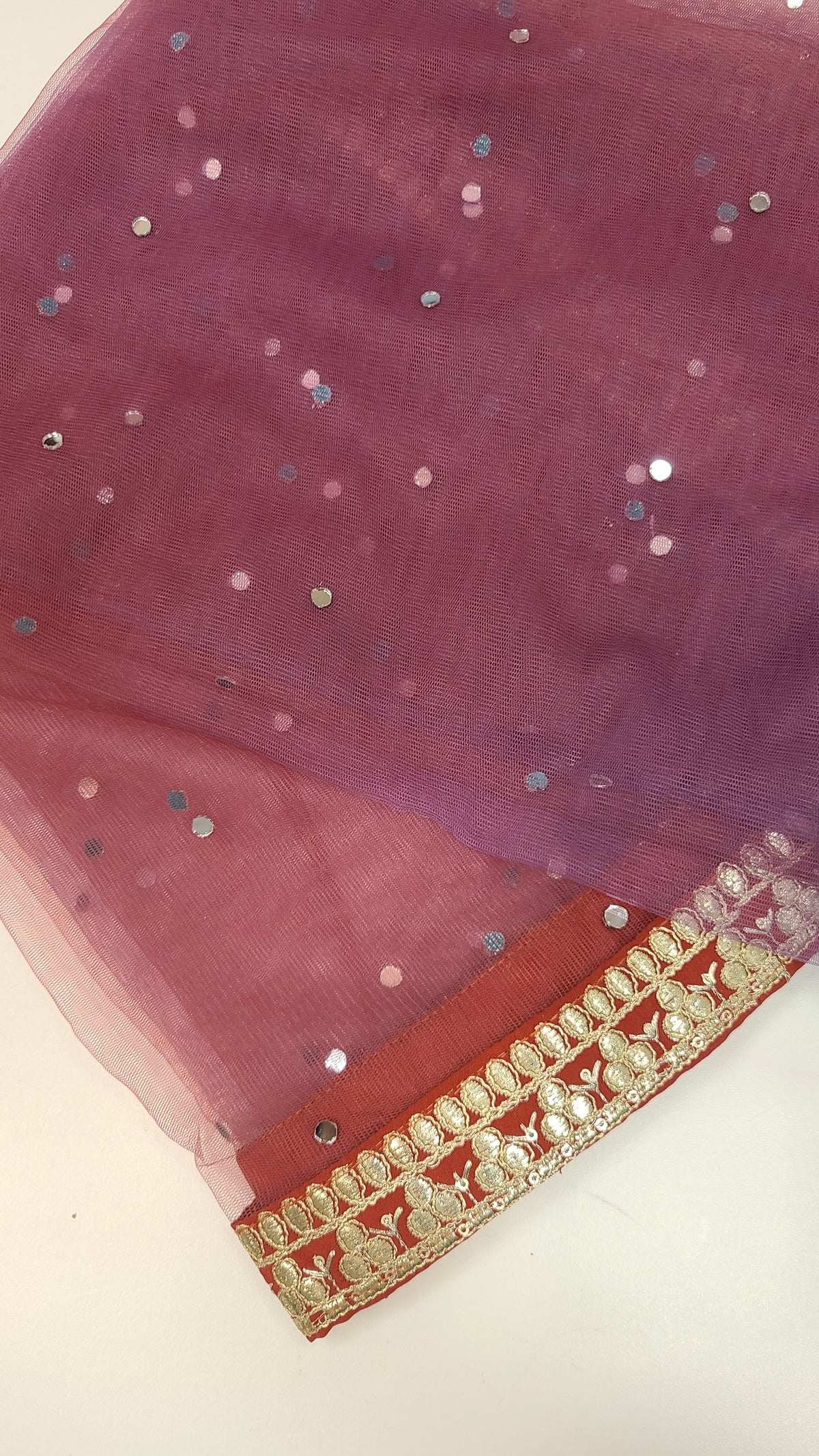 Patchwork Print Gota Lehenga