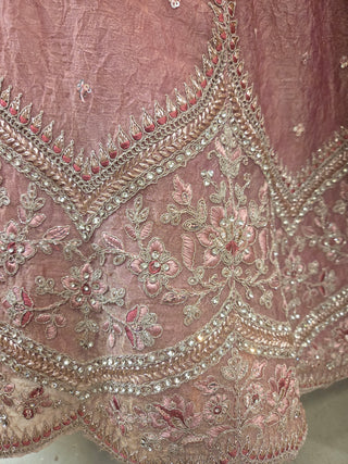 Karina Dusty Rose Lehenga