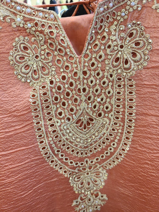 Rose Pink Embroidered Sharara Set with Dupatta